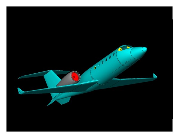 3ds lear 60-xr - Lear_60-XR.sat, .dwg, .3dm, .3ds, .dxf(zip) by RodgerSaintJohn